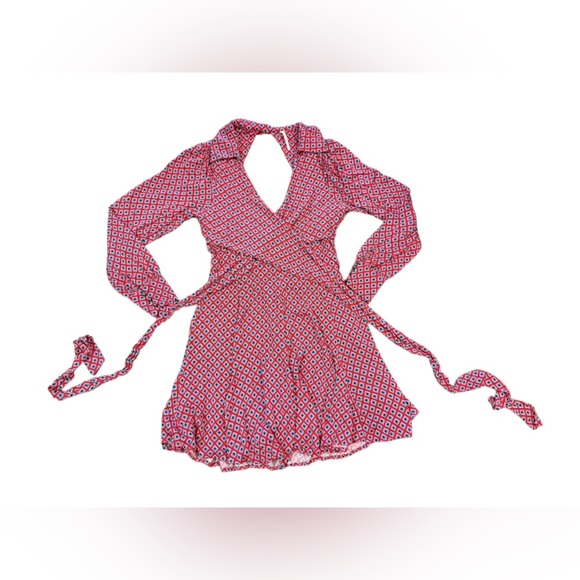 Free People It Takes Two Mini Dress Women’s Size Large Open Back V Neck - Picture 4 of 10